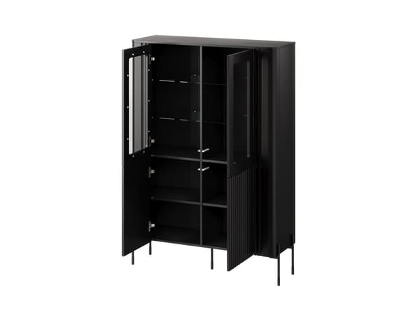 Cama VERA Display Cabinet 110x40x160 Matt Black