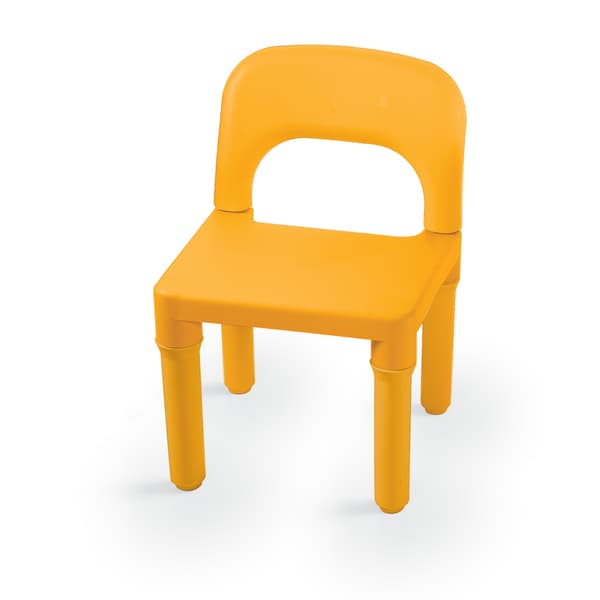 Dolu Children's Table with 2 Chairs Turquoise/Yellow - Suitable from 2 Years