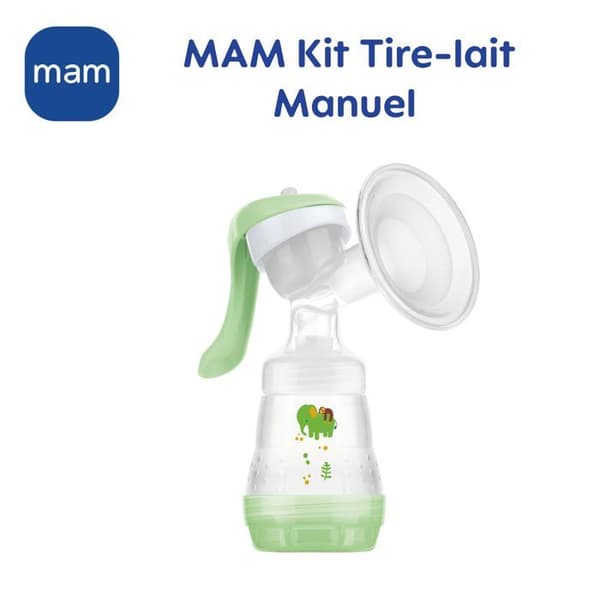 MAM Manual Breast Pump Kit + Breastfeeding Kit