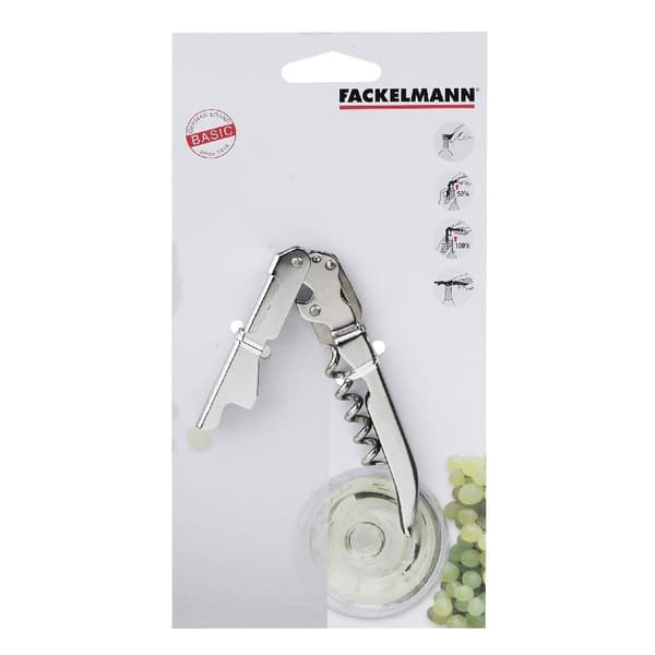 Fackelmann Basic Corkscrew 12 cm Stainless Steel