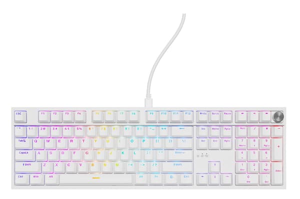 GENESIS Thor 404 Gaming Keyboard USB QWERTY White NKG-2300