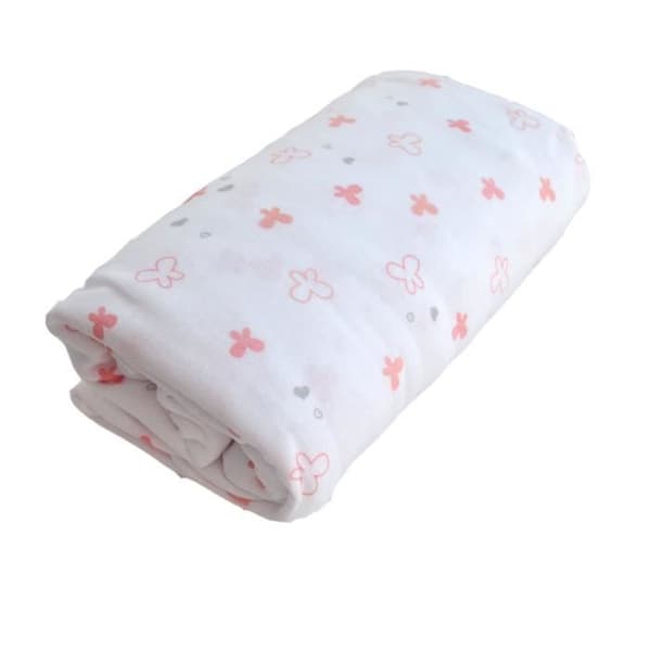 DOMIVA Fitted Sheet - RABBIT - Printed - 60 x 120 cm