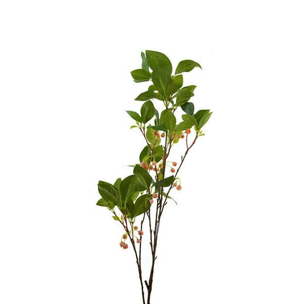 Bellflower Branch Green/Pink 110 cm