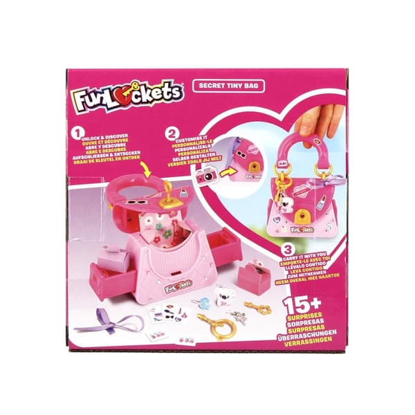 Jumbo FunLockets Secret Mini Bag Pink