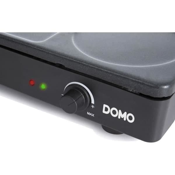 Electric Grill - 1000W, Adjustable Temperature, Teflon-Coated, Rectangular Design