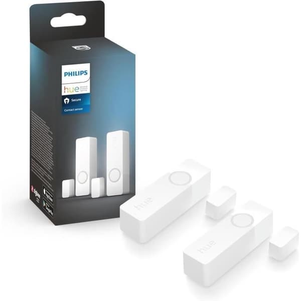 Philips Hue Secure Touch Sensors - 2-Pack - Door or Window - Easy Installation - App Control - White