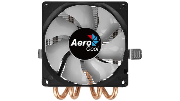 Aerocool Processor Cooler 9 cm for Intel/AMD Air Frost 4 Black