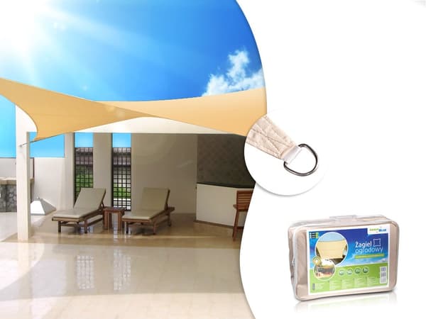 Sunscreen UV Polyester - 5 m Square - GreenBlue GB505