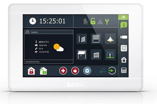 Satel Keypad INT-TSI-W Graphic 7 Inches White