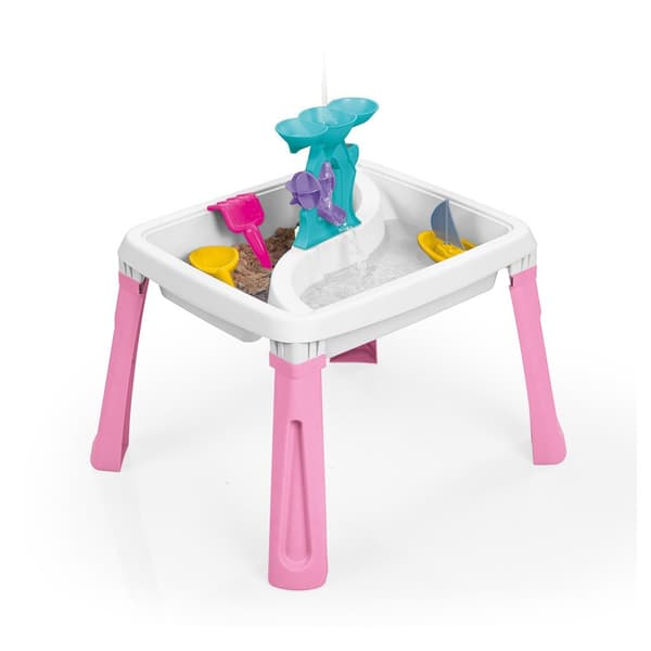 Dolu Sand and Water Table Pink/White with Accessories