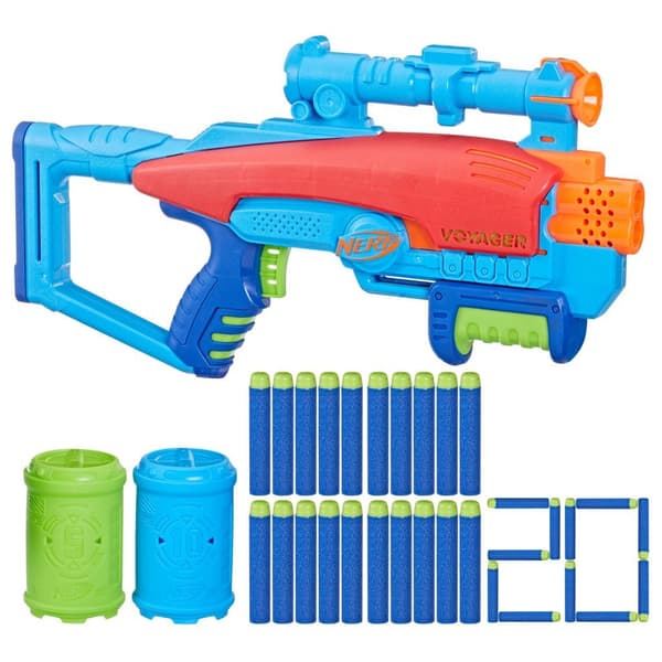 Nerf Junior Elite Voyage Target Set with 20 Darts - Suitable for Ages 6+