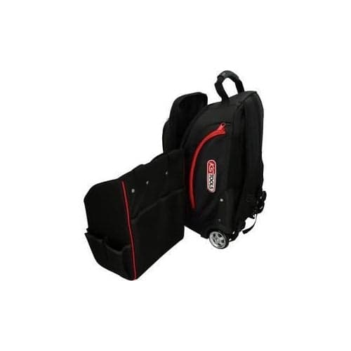 KS TOOLS Backpack - Rolling Bag - Telescopic Handle - Max Load 35 kg - 18 L
