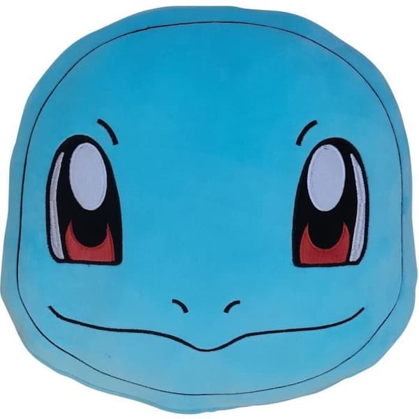 Pokémon Premium Cushion Squirtle Face, Microfiber, 40 cm