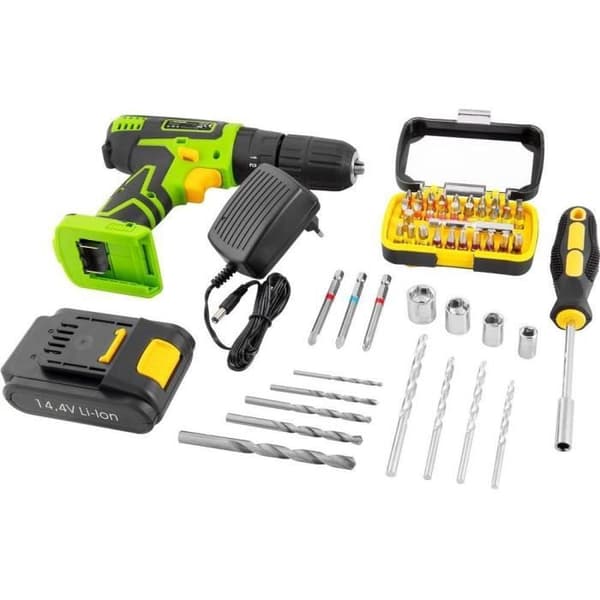 Fieldmann Cordless Drill FDV 10352-A - 14.4V, 2000mAh, 35 Nm Torque