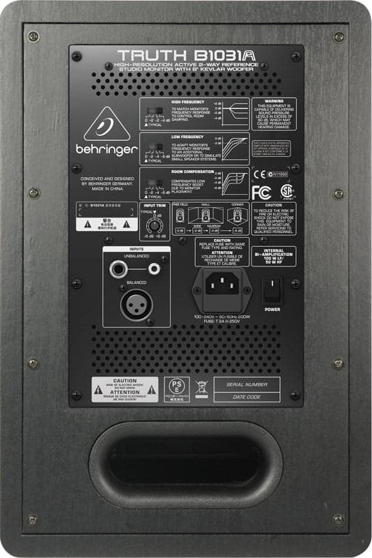 Behringer Truth B1031A Studio Monitors 100W 2-Way