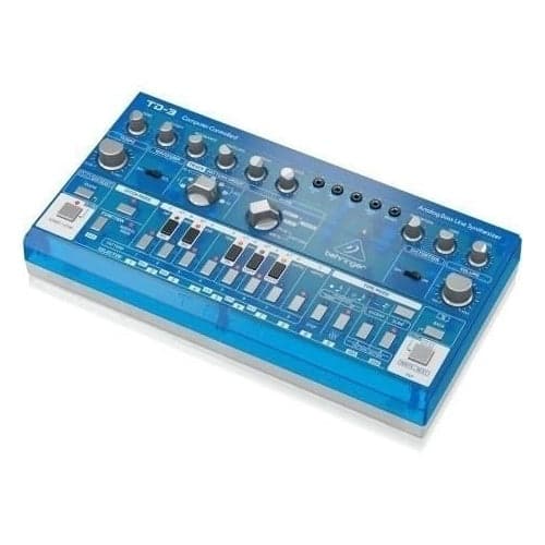 Behringer TD-3-BB Analog Bassline Synthesizer Blue Transparent