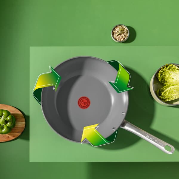 Tefal C42419 Renew+ Ceramic Wok Pan 28 cm