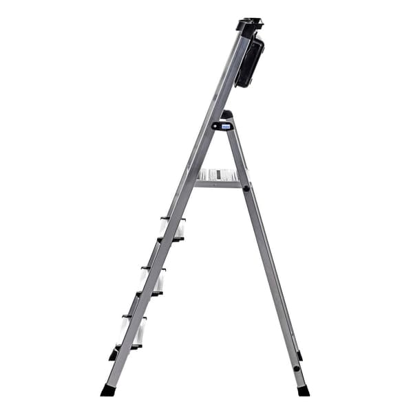 Krause Secury Folding Ladder Silver