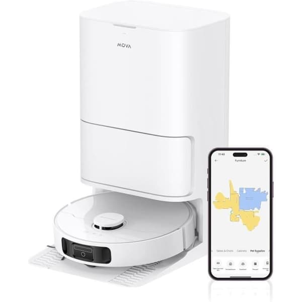 MOVA E30 Ultra - Robot Vacuum Cleaner and Mop - Automatic Emptying