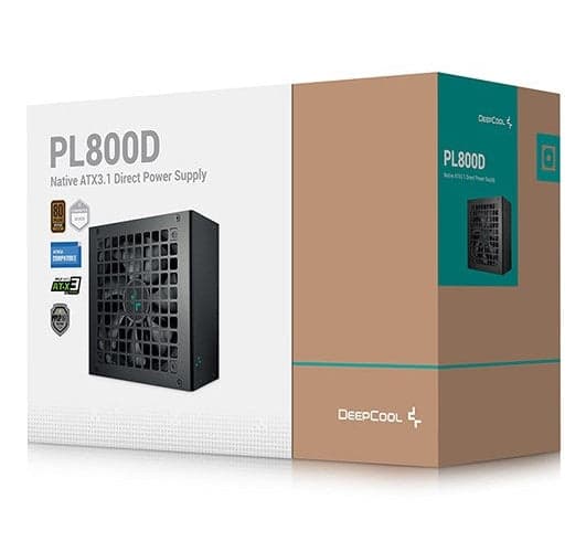 DeepCool PL800D Power Supply Unit 800W 20+4 Pin ATX Black