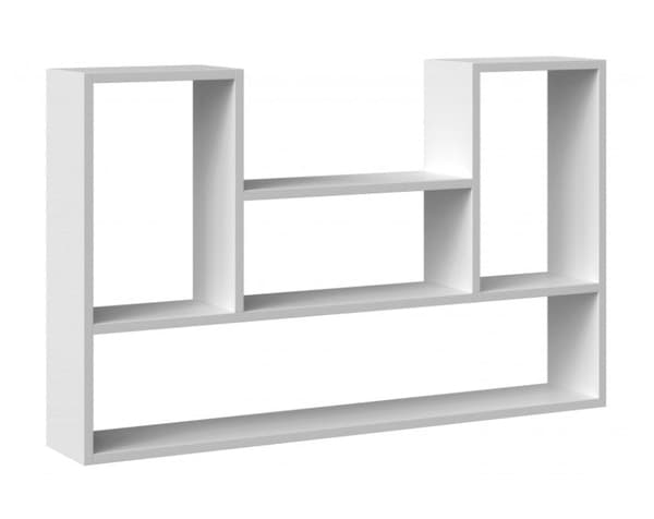 BILBAO 4P Hanging Rack 100x16x60 cm White