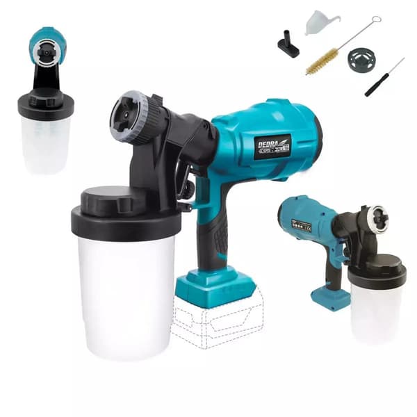 DEDRA Cordless Paint Sprayer 18V 0.9 L DED7057