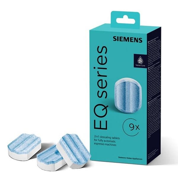 Siemens TZ80032A Descaling Tablets for Fully Automatic Coffee Machines - 9 Pieces