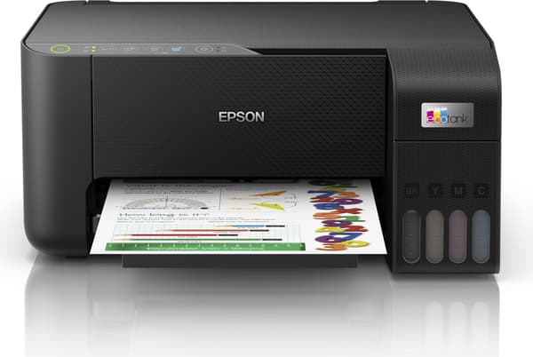 EPSON EcoTank ET-2860 A4 Multifunction Printer - Wi-Fi - Equipped with Ink Tanks