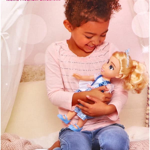 Disney Princess Cinderella Doll 38 cm - Suitable for Ages 3+