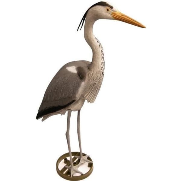 UBBINK Decorative Heron - Resin - Height 87 cm - Grey