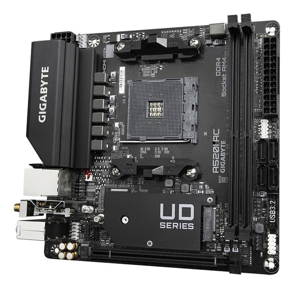 Gigabyte A520I AC - Mini ITX Motherboard - Socket AM4 - AMD A520 Chipset