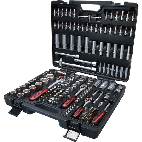 KS TOOLS Ratchet Set 179 Pieces 1/4", 1/2", 3/8" Case