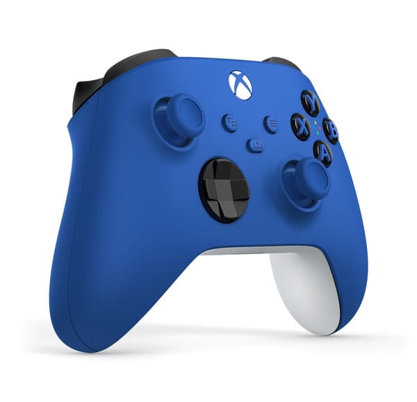 Microsoft Xbox Wireless Controller - Game Pad - kabellos - Bluetooth - Shockblau - für PC, Microsoft Xbox One, Android, Microsoft Xbox Series S, Microsoft Xbox Series X, iOS (QAU-00009)