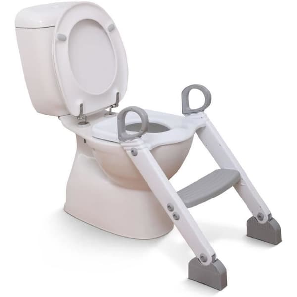 DREAMBABY STEP-UP Toilet Training Seat - 2 Adjustable Steps - Grey