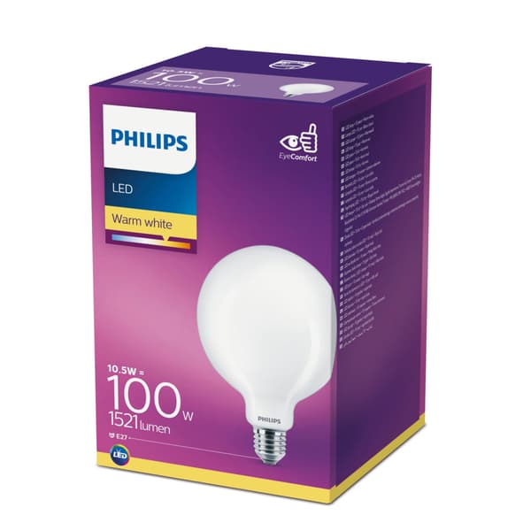 Philips LED Classic 100W E27 Warm White G120 15,000 Hours Srt4