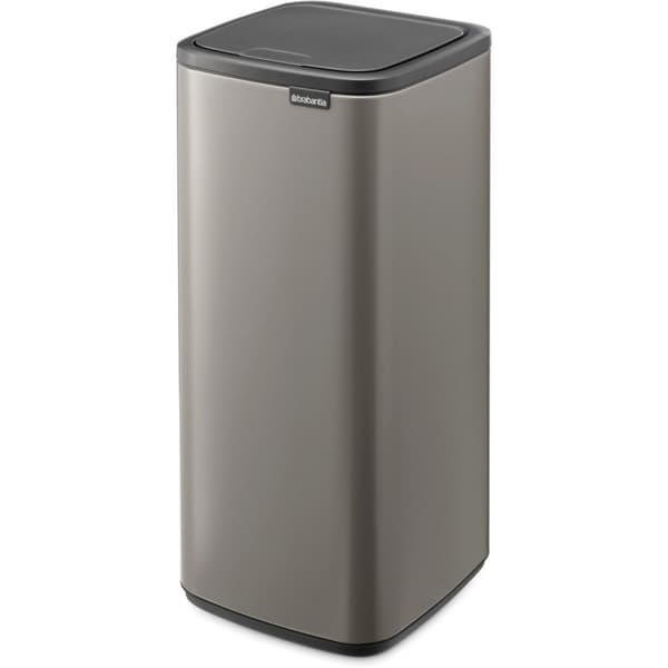 Brabantia Bo Touch Bin Waste Bin 30 L Platinum