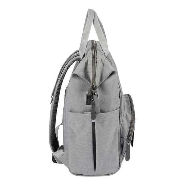 BEABA Wellington Baby Diaper Backpack, Large Capacity, Grey