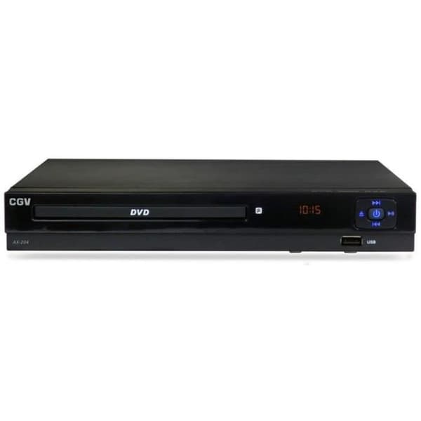 CGV AX 204 DVD Player - 1080P Upscaling - Large Button Remote Control