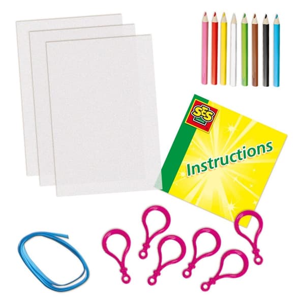 SES Creative Shrink Film Keychains
