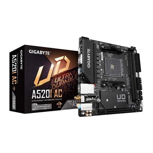 Gigabyte A520I AC - Mini ITX Motherboard - Socket AM4 - AMD A520 Chipset