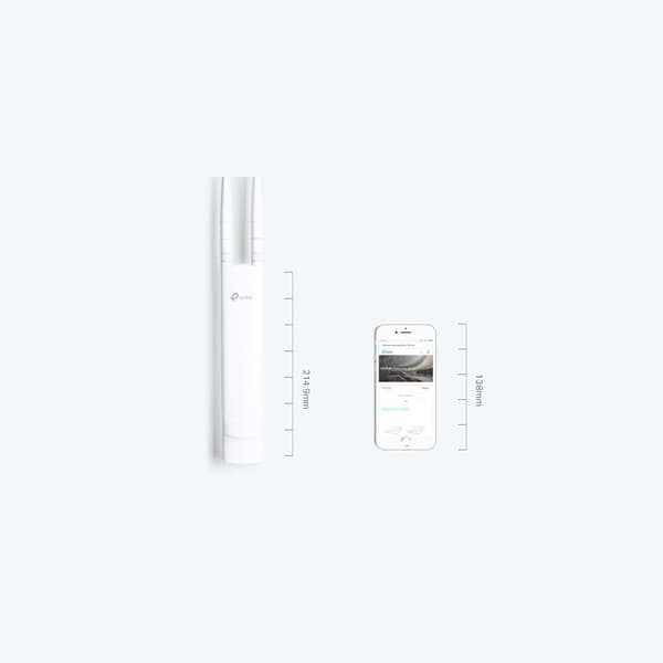 TP-Link EAP113-Outdoor Power over Ethernet Access Point 300 Mbit/s White