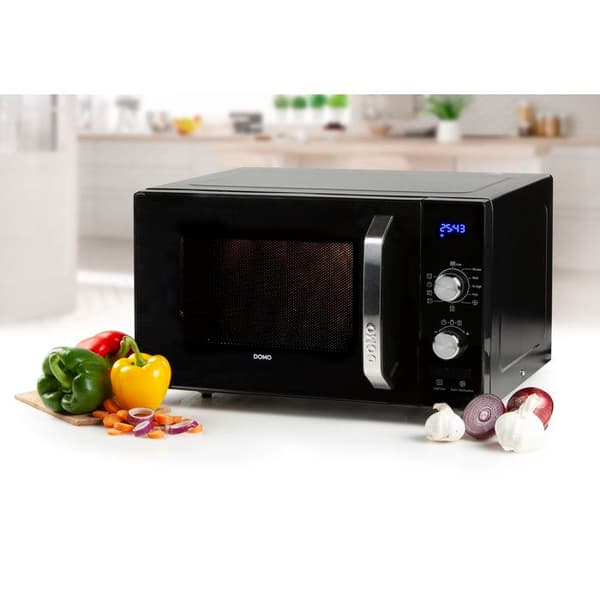 DOMO DO2924 Microwave 23 L - 800W - Single Function - 5 Power Levels - Black