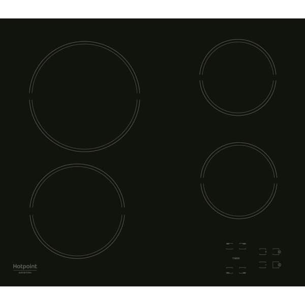 HOTPOINT HR631C Ceramic Hob - 4 Burners - 60 cm - Black