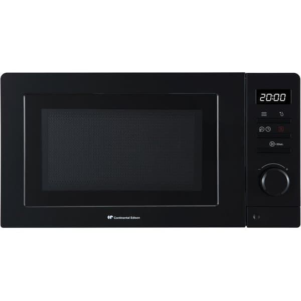 CONTINENTAL EDISON CEMO20DB Microwave - Black - 1050 W - 20 L