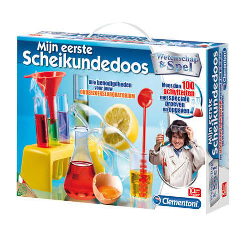 Clementoni Science First Chemistry Set - 100 Fun Experiments for Kids 8+
