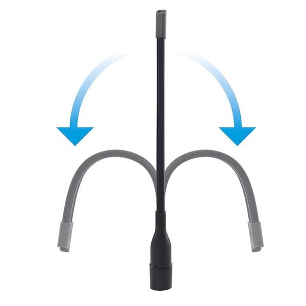 Numatic NVA-FLEXI Flexible Crevice Nozzle Black