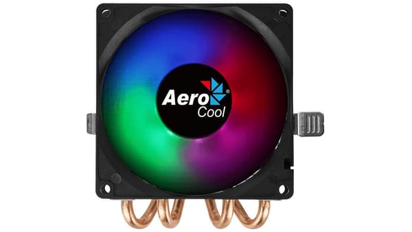 Aerocool Processor Cooler 9 cm for Intel/AMD Air Frost 4 Black