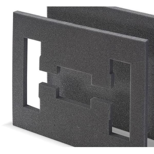 TOOD Foam Insert - 2 Pieces - For Professional Cases - Stackable - 40x30x4 cm