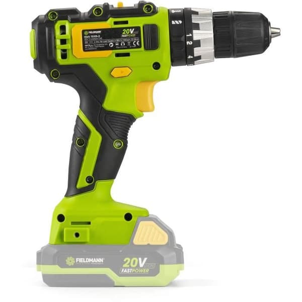 FIELDMANN Cordless Impact Drill - 20V - 35 Nm - Ergonomic and Lightweight