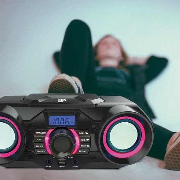 CGV SG-1 Portable CD Radio - Bluetooth 5.0 - USB - SD